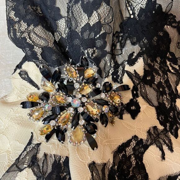 NWT Terani Couture Lace Sweetheart Gown Prom - Picture 13 of 16